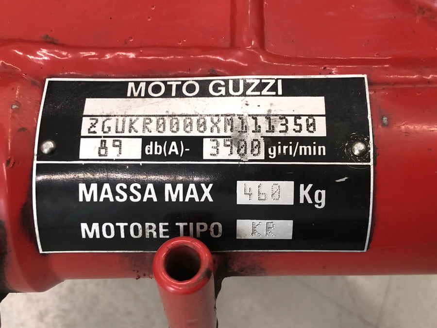 Moto Guzzi V11 Sport [1999] - Ramme med hovedramme af papir