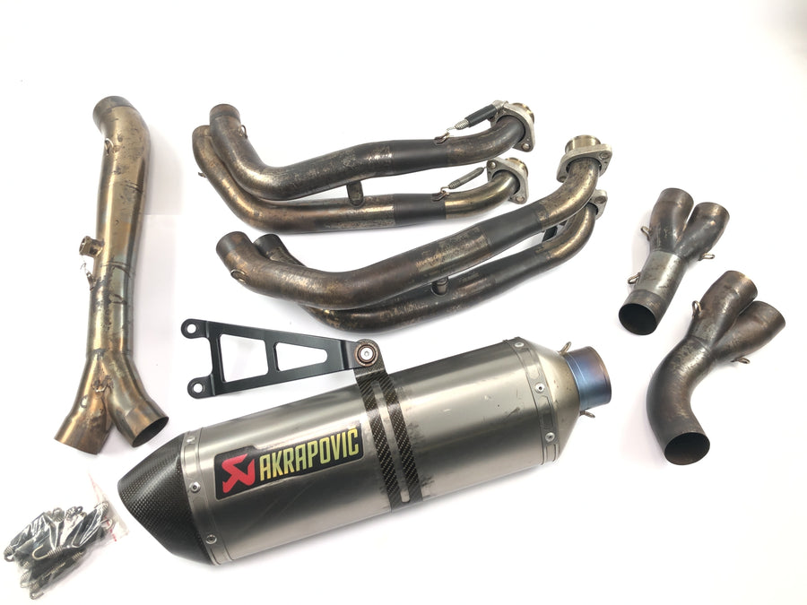 Suzuki GSX R 1000 WVB6 K6 [2006] - udstødningssystem Akrapovic komplet system bagpotte