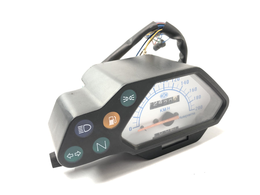 Husqvarna TE 610 E Dual H7 [1999] - Speedometer cockpit kombination instrument speedometer med indikatorlys display