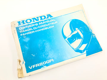 Honda VFR 800 FI RC46 [1999] - Brugervejledning Driver's Manual Owners Manual
