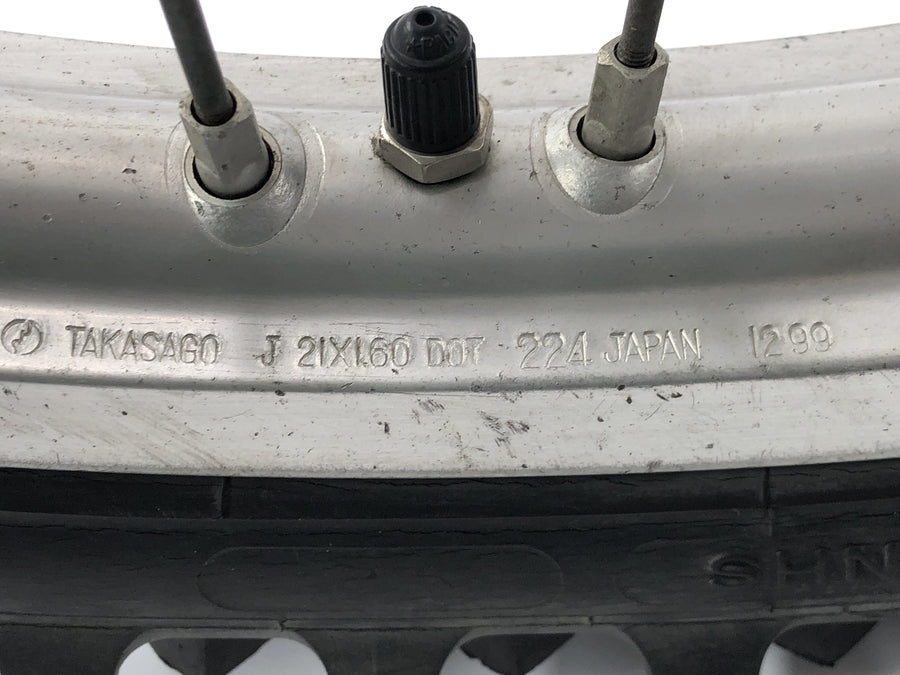 Yamaha YZ 426 F [2000] - Forhjulsfælg med bremseskive 21 tommer