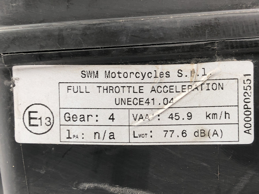 SWM RS 125 R B2 [2020] - Luftfilterboks Luftfilterhus Indsugningsboks komplet