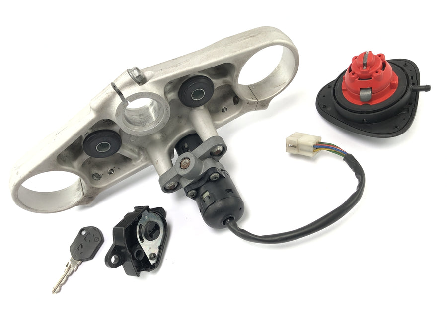 KTM 690 SM Prestige [2007] - Gaffel Bridge øverst med tændingslås Ignition Lock Cover