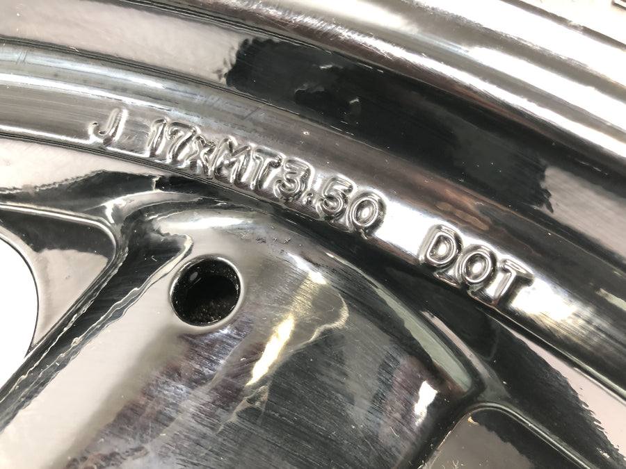Yamaha YZF 750 R 4HN [1995] - Forhjulsfælghjul 17xMT3.50 med dæk 120/70 ZR17