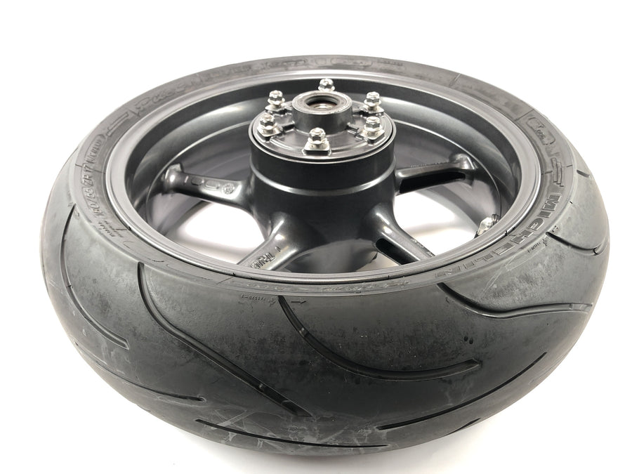 Triumph Street Triple R 675 D67LD [2010] - Hinterrad Rim Wheel Rad Dæk 5.5x17 "