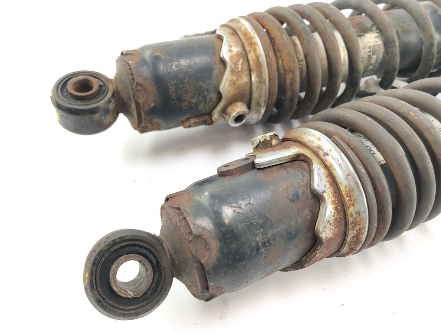 YAMAHA XT 500 1U6 [1981] - Spring Peak Shock Absorbers 370 mm øje til øje til øje