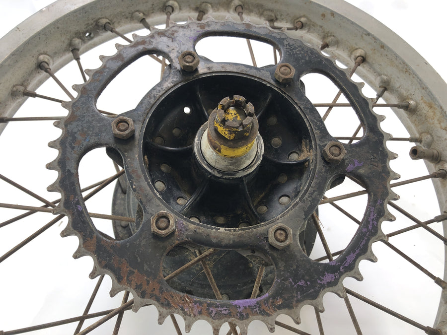 YAMAHA XT 500 1U6 [1981] - Baghjulkant med bremsetromle