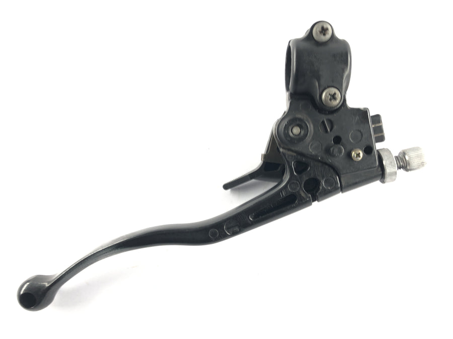 Honda XL 600 LM PD04 [1989] - Styrets fittings til venstre med koblingsgreb og choke -håndtag