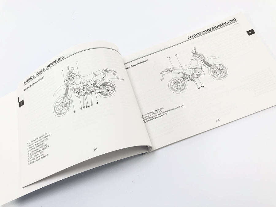 Yamaha DT 125 DE06 [2005] - Betjeningsvejledning