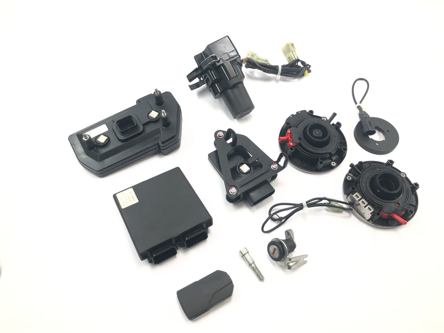 Ducati Multistrada 1200 S Touring [2009] - Lås sæt tændingslås startspærre ECU speedometer sensor