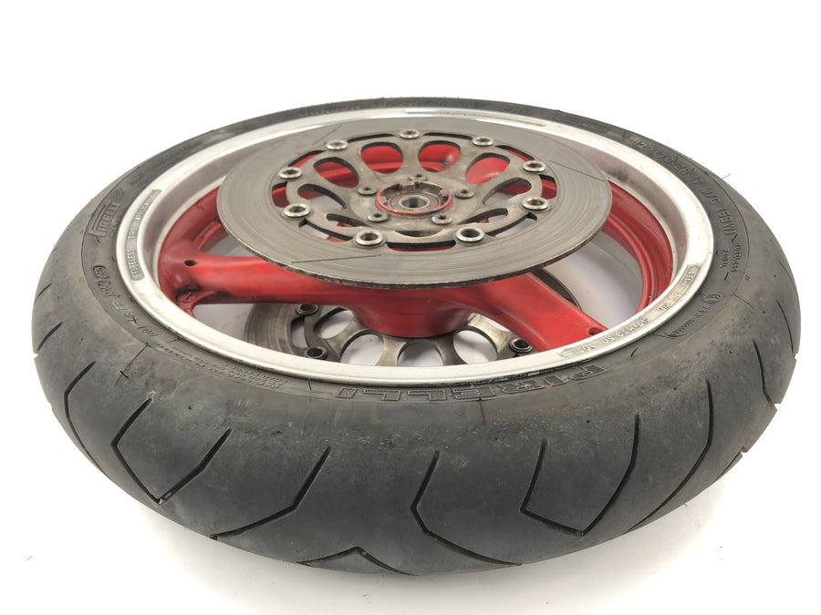 Suzuki GSX R 1100 GV73B [1990] - Front Wheel Wheel Rim foran med bremseskiver