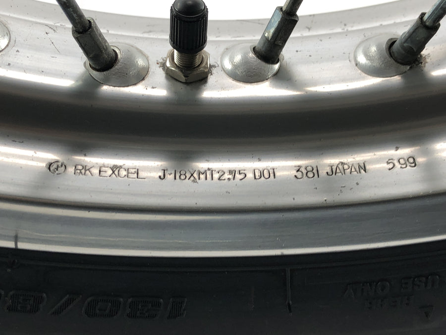 Kawasaki W 650 EJ650A [1999] - baghjul baghjul fælg eger hjul 2,75 x 18"