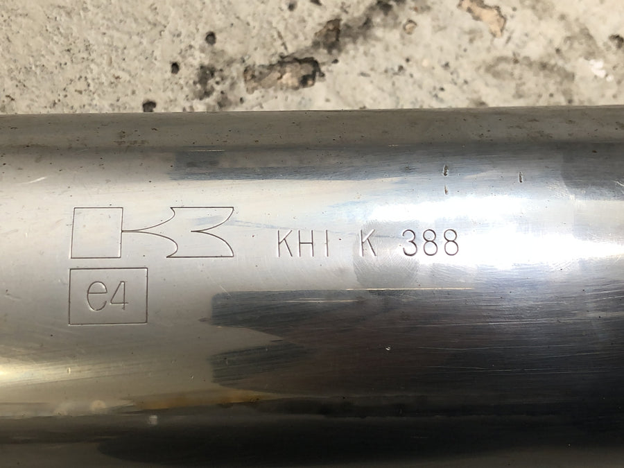 Kawasaki W 650 EJ650A [1999] - Udstødningssystem højre, udstødningsmanifold, lyddæmper