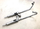 Kawasaki W 650 EJ650A [1999] - Udstødningssystem, endepotte, manifold udstødningssystem venstre og højre-2