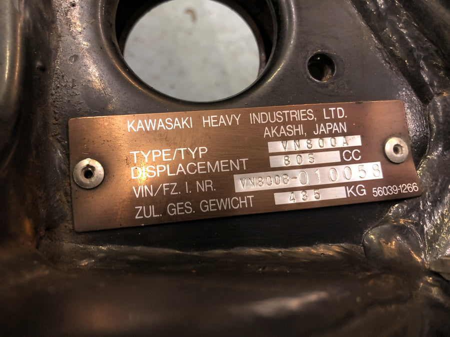 Kawasaki VN 800 Classic [2000] - Frame med papirer
