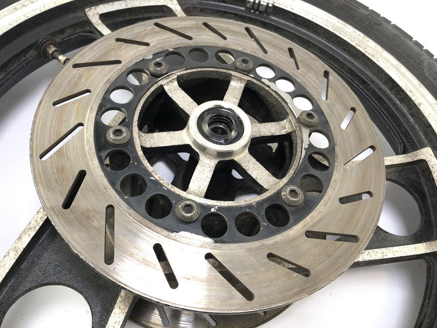 Yamaha Rd 350 YPVS 31K [1984] - Front Wheel Wheel Rim foran med bremseskiver