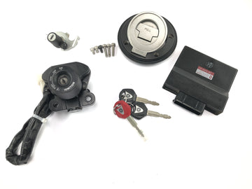 Yamaha MT07 RM04 [2014] - Låsesæt tændingslås tanklås sædelås ECU startspærre