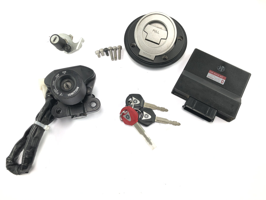 Yamaha MT07 RM04 [2014] - Låsesæt tændingslås tanklås sædelås ECU startspærre
