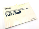 Yamaha YZF 750 R 4HN [1995] - Betjeningsvejledning manual betjeningsvejledning-1