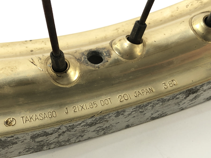 YAMAHA XT 500 1U6 [1981] - FORHJUL RIM WEAD GULD