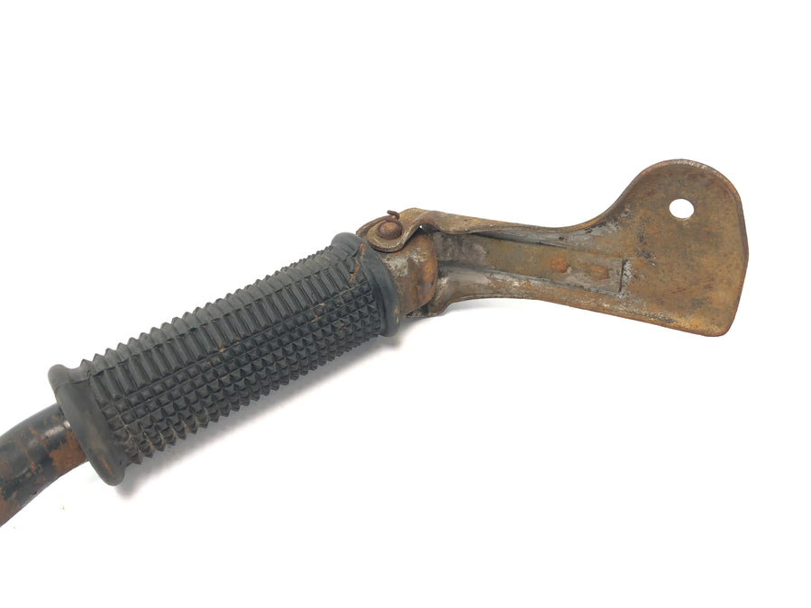 DKW NZ 250 [1938] - fodstøttesystem, fodstøtte foran, førerens fodstøtte