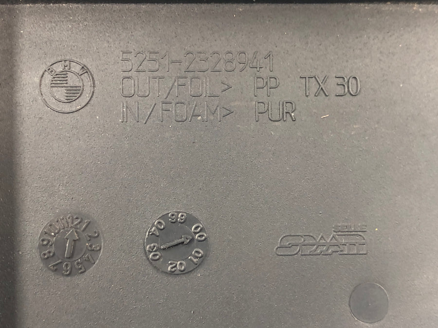 BMW C1 125 [2002] - Ryglæn førersæde rygpude ryglæns hynde