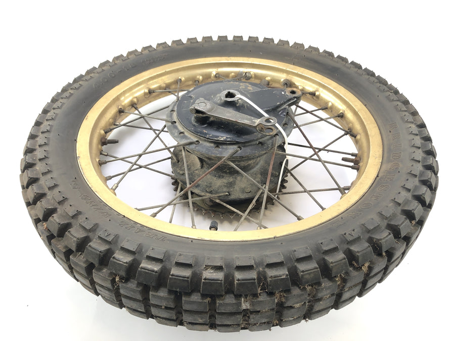 YAMAHA XT 500 1U6 [1981] - RAD Sæt forhjul baghjul guld