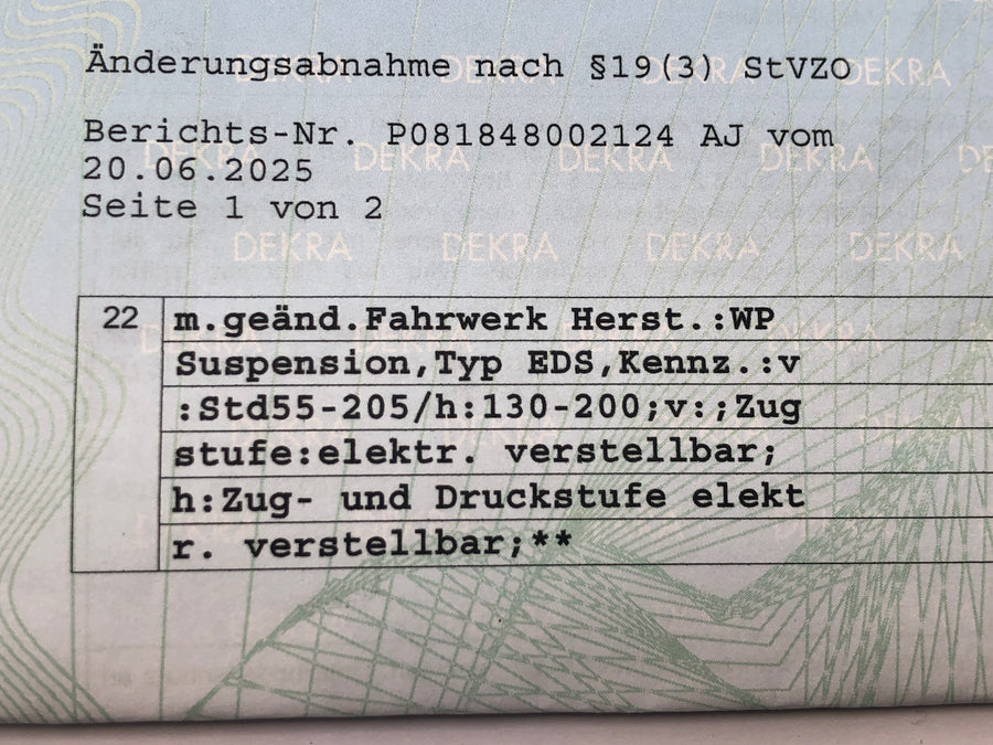 BMW R 1200 GS R12 K25 [2004] - Fjederben støddæmper WP Affjedring EDS elektronisk