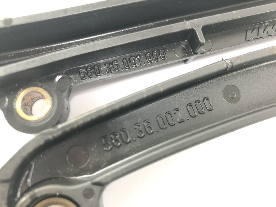 KTM 640 LC4 EGS [1999] - Glideskinne og spændeskinne timing chain guide