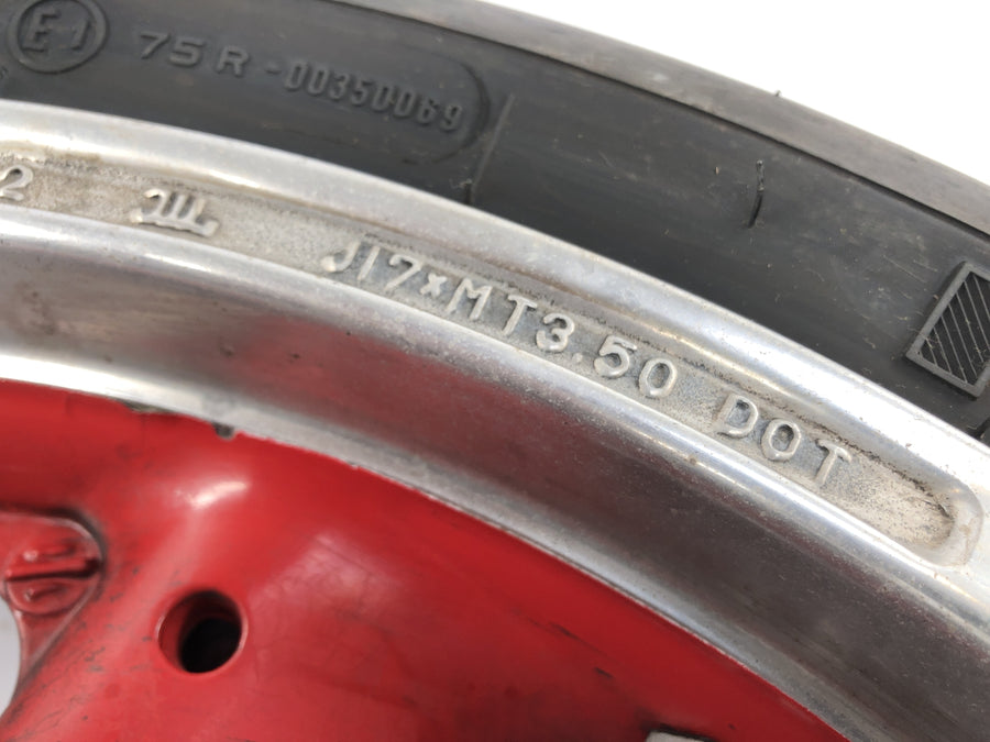 Suzuki GSX R 1100 GV73B [1990] - Front Wheel Wheel Rim foran med bremseskiver