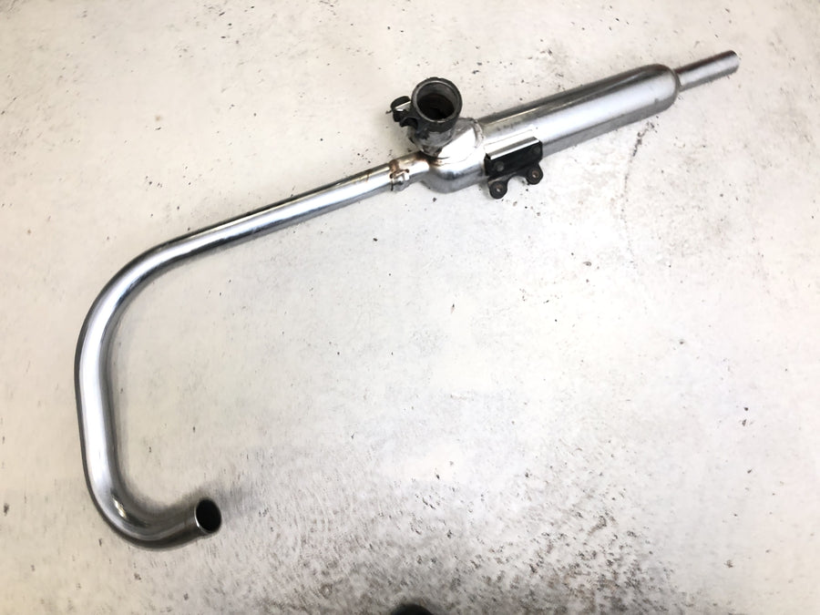 Kawasaki W 650 EJ650A [1999] - Udstødningssystem venstre, udstødningsmanifold, lyddæmper