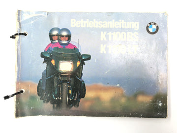 BMW K 1100 RS [1991] - Driftsinstruktioner til driftsinstruktioner