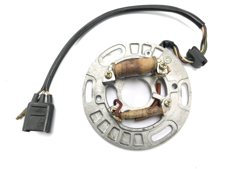 Kawasaki KX 250 [1982] - Stator Generator Lighting Plate Generator Plate