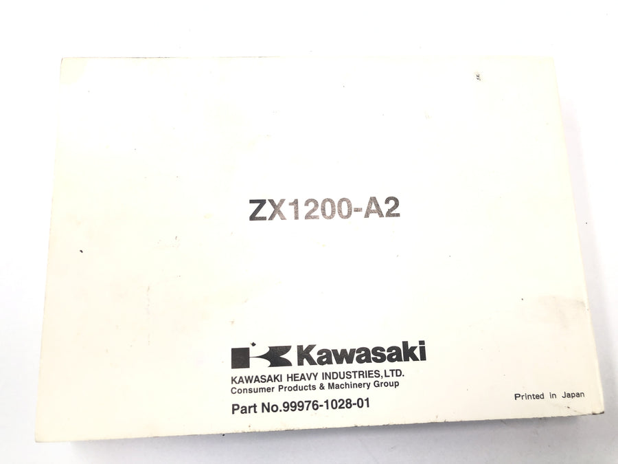Kawasaki ZX 12 R ZXT20A [2001] - manuel betjeningsvejledning betjeningsvejledning