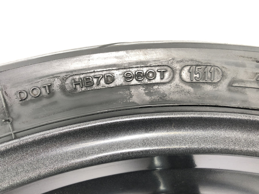 Triumph Street Triple R 675 D67LD [2010] - Hinterrad Rim Wheel Rad Dæk 5.5x17 "