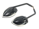 KAWASAKI ZR7 ZR750F [1999] - Bagafspil spejl Motorcykel Mirror Set til venstre højre-4