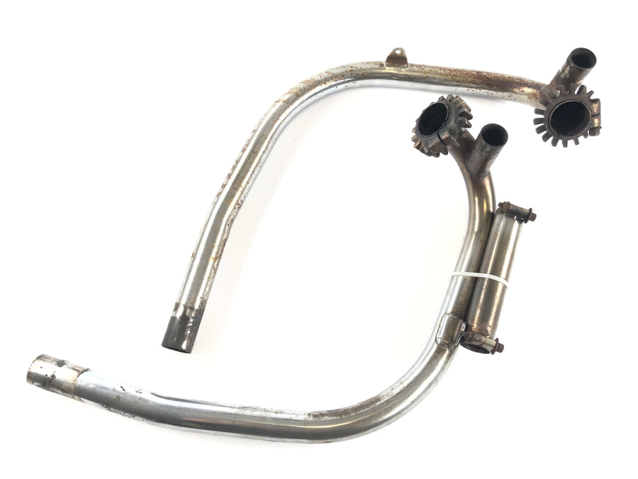 Triumph Bonneville T140V [1976] - Manifold udstødningsmanifold Manifolds udstødning til venstre og højre