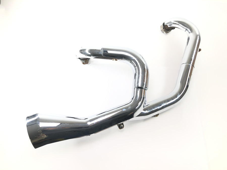 Honda VTX 1800 SC46 [2004] - Udstødningsmanifold udstødningssystem manifoldrør med krom dæksler