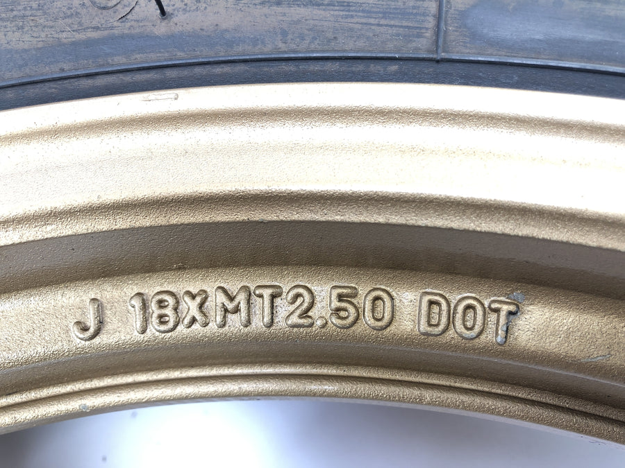Yamaha Rd 350 YPVS 31K [1984] - Baghjulhjulsfejlguld med bremsedisk
