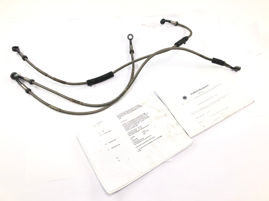 Suzuki GSX R 1000 WVBZ K3 [2003] - Steel flex Lucas-Flex bremseslange for og bag