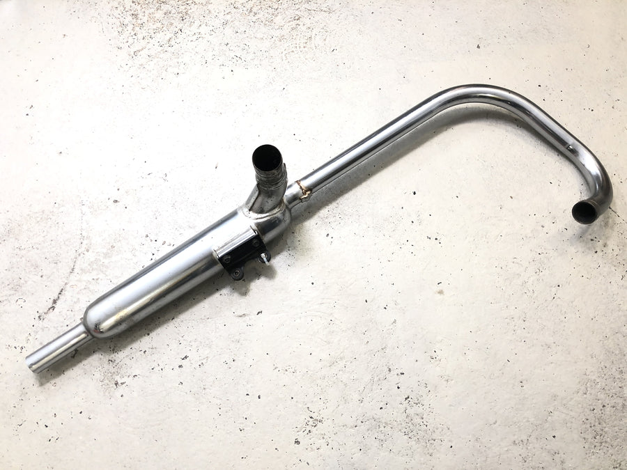 Kawasaki W 650 EJ650A [1999] - Udstødningssystem højre, udstødningsmanifold, lyddæmper
