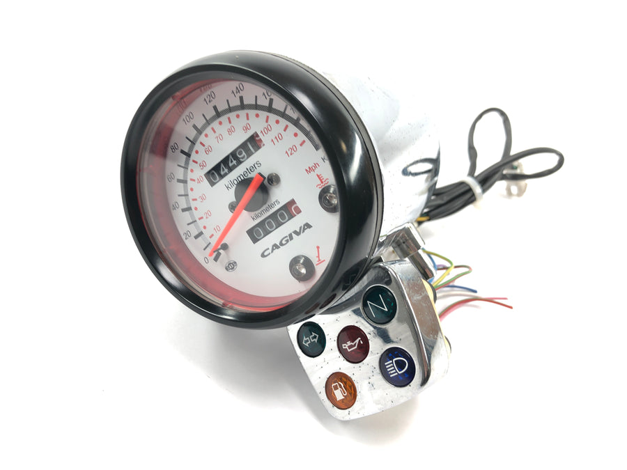Cagiva Planet 125 [1998] - Speedometer speedometer instrument enhed cockpit 4491 kilometer