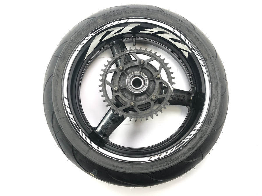 Yamaha YZF R1 RN04 [2001] - baghjulsfælg hjulfælg komplet med kædehjul 17 tommer 17x6.00"