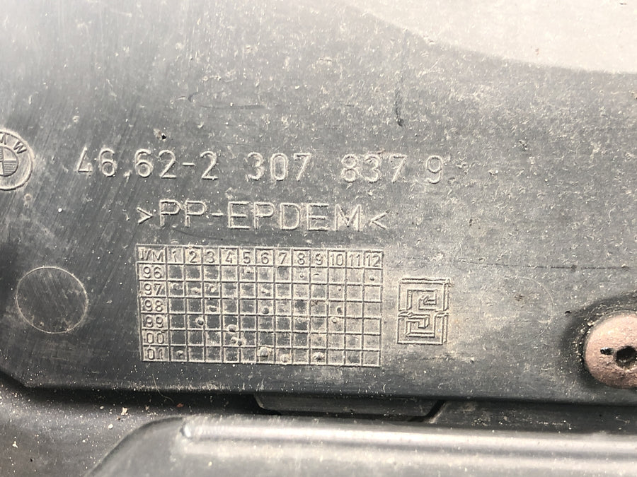 BMW K 1200 GT K12 [2003] - Nummerpladeholder med nummerplade lys sprøjteskærm