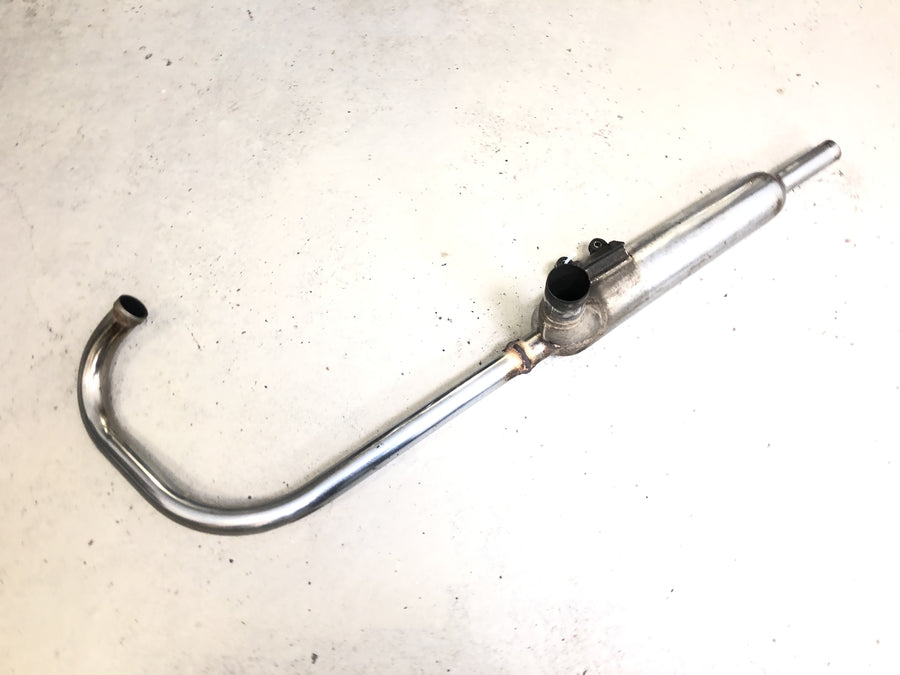 Kawasaki W 650 EJ650A [1999] - Udstødningssystem højre, udstødningsmanifold, lyddæmper