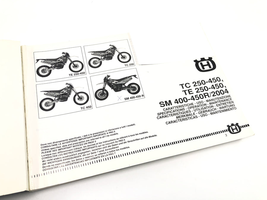 Husqvarna TR 450 - betjeningsvejledning manual betjeningsvejledning