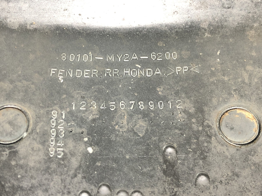 Honda NX 650 Dominator RD02 [1994] - Bagskærm bagskærms hjulafdækning