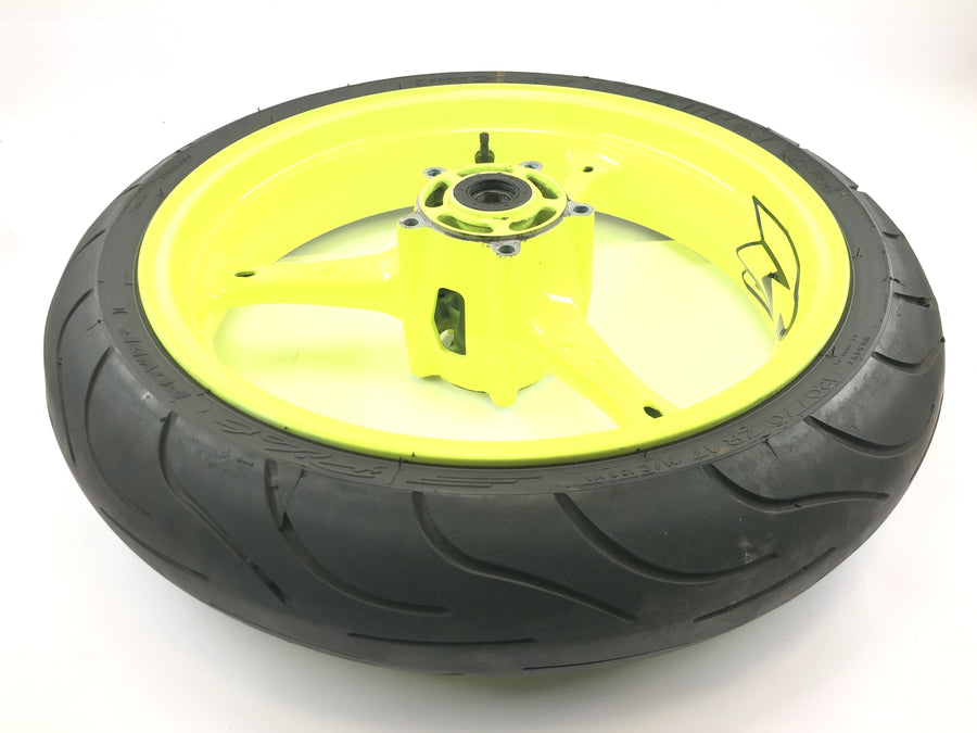 Suzuki GSX R 1000 WVB6 K6 [2006] - forhjulsfælg neongul 3,50 x 17"