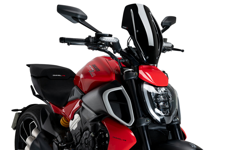 DUCATI DIAVEL V4 [2025] – New Generation Justerbar – Sort