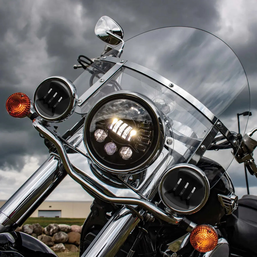 Harley-Davidson FLHS 1340 Electra Glide Sport [1987, 1994] - 4-1/2" LED-Nebelscheinwerfer – Bild 3